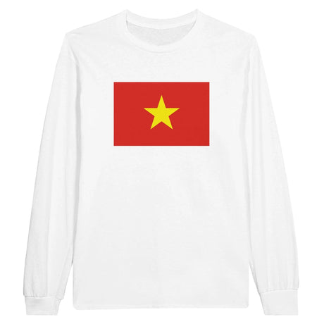 T-shirt à manches longues viêt nam coton mélangé imprimé