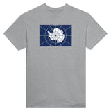 T-shirt antarctique officiel brodé coton mélangé