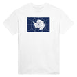 T-shirt antarctique officiel brodé coton mélangé