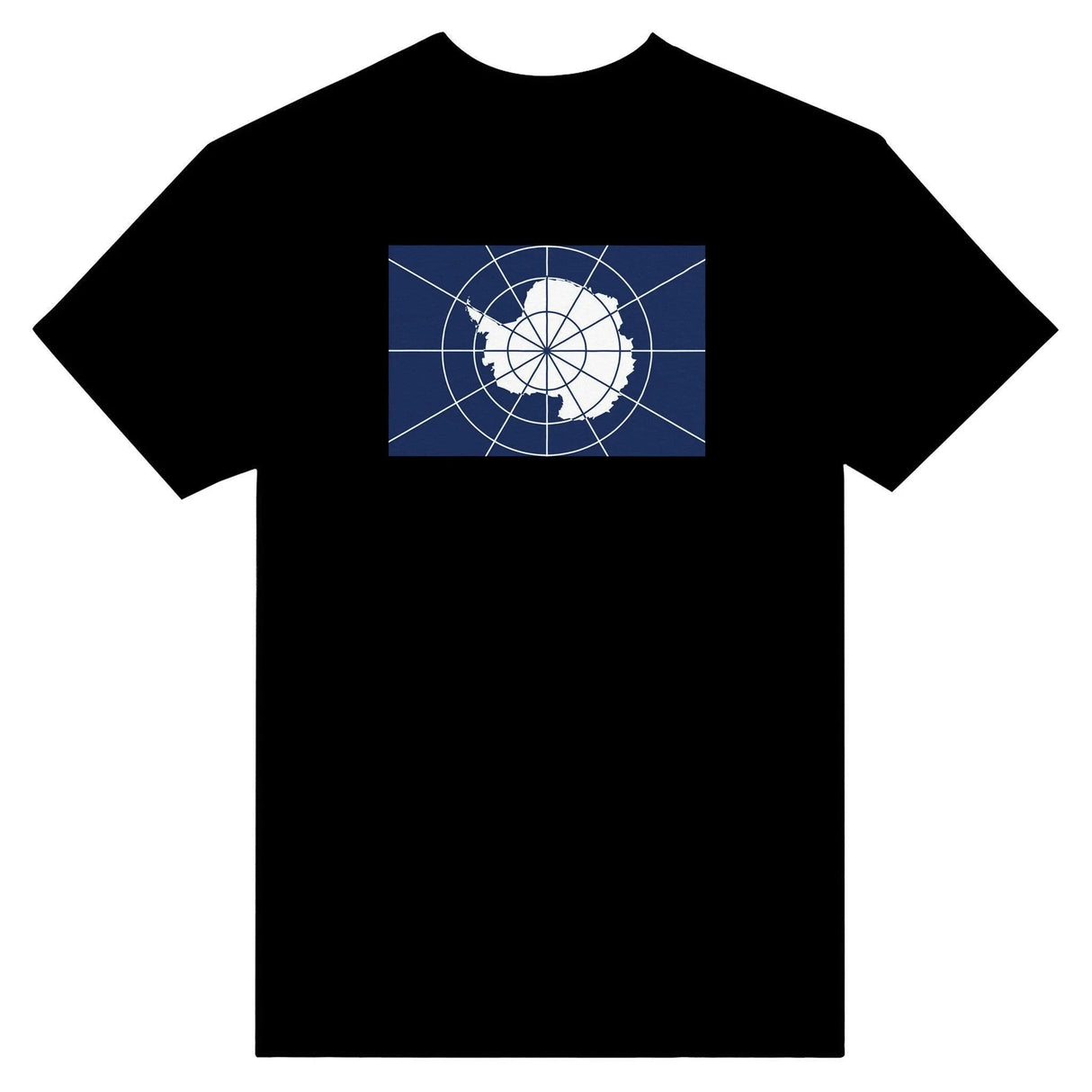 T-shirt antarctique officiel brodé coton mélangé