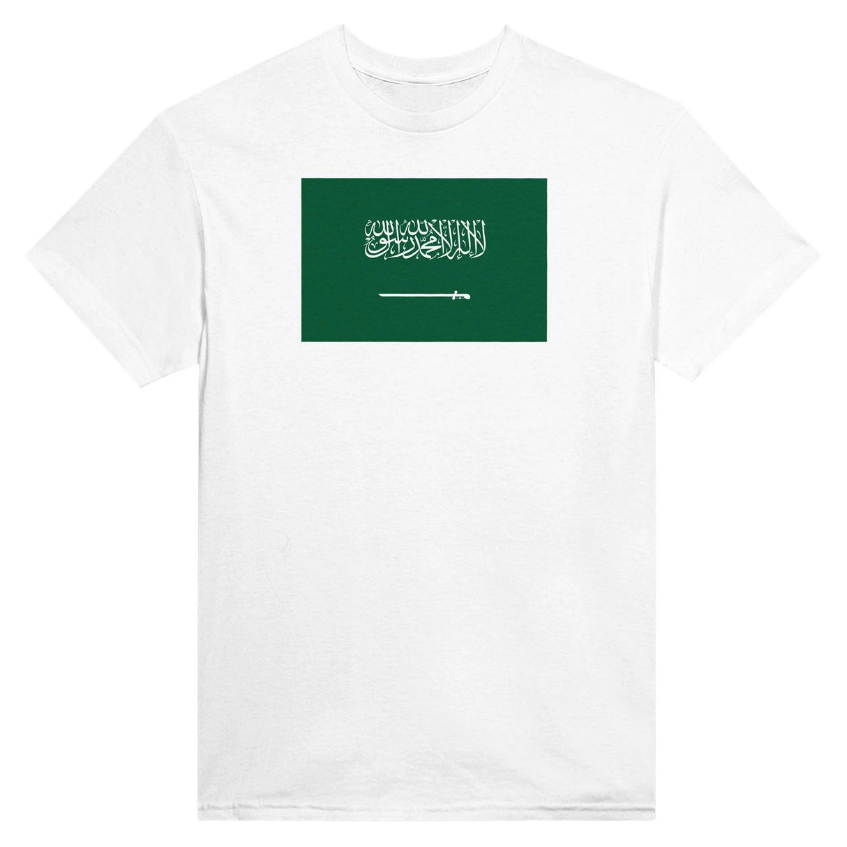 T-shirt arabie saoudite coton mélangé brodé manches longues