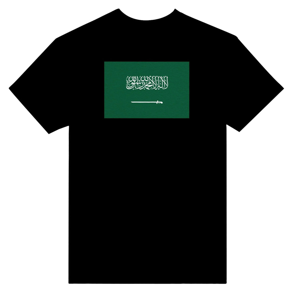 T-shirt arabie saoudite coton mélangé brodé manches longues