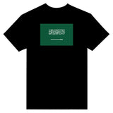 T-shirt arabie saoudite coton mélangé brodé manches longues