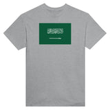 T-shirt arabie saoudite coton mélangé brodé manches longues