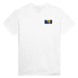 T-shirt bosnie-herzégovine broderie couleur coton épais