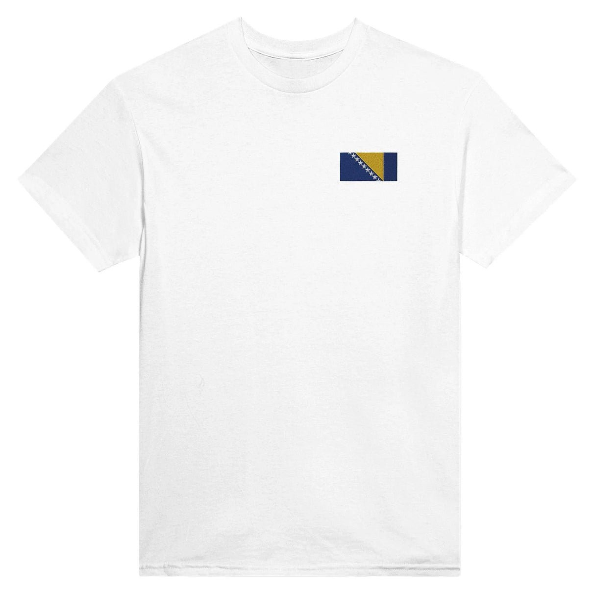 T-shirt bosnie-herzégovine broderie couleur coton épais