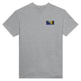 T-shirt bosnie-herzégovine broderie couleur coton épais