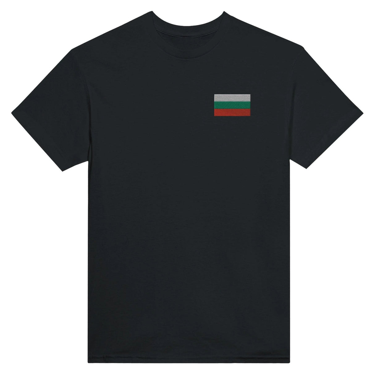 T-shirt bulgarie broderie couleur coton épais manches longues