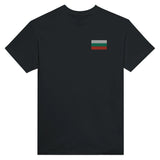 T-shirt bulgarie broderie couleur coton épais manches longues