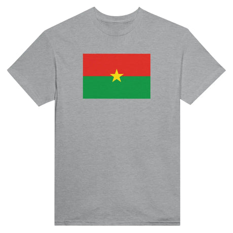 T-shirt burkina faso coton mélangé brodé manches longues