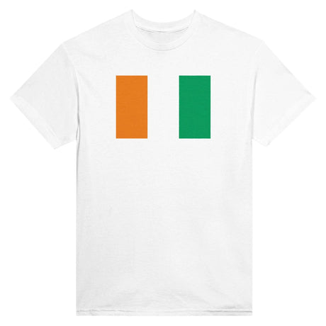 T-shirt côte d’ivoire coton mélangé brodé manches longues