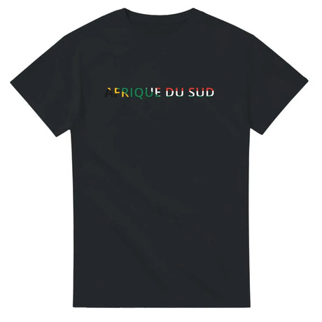 T-shirt drapeau afrique du sud en écriture - pixelforma