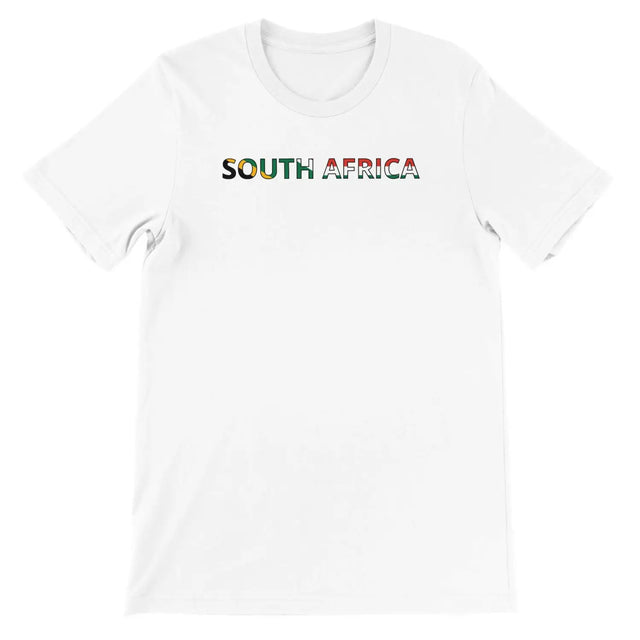 T-shirt drapeau afrique du sud - pixelforma