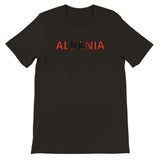 T-shirt drapeau albanie - pixelforma