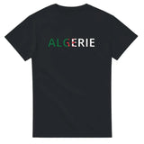 T-shirt drapeau algérie en écriture - pixelforma