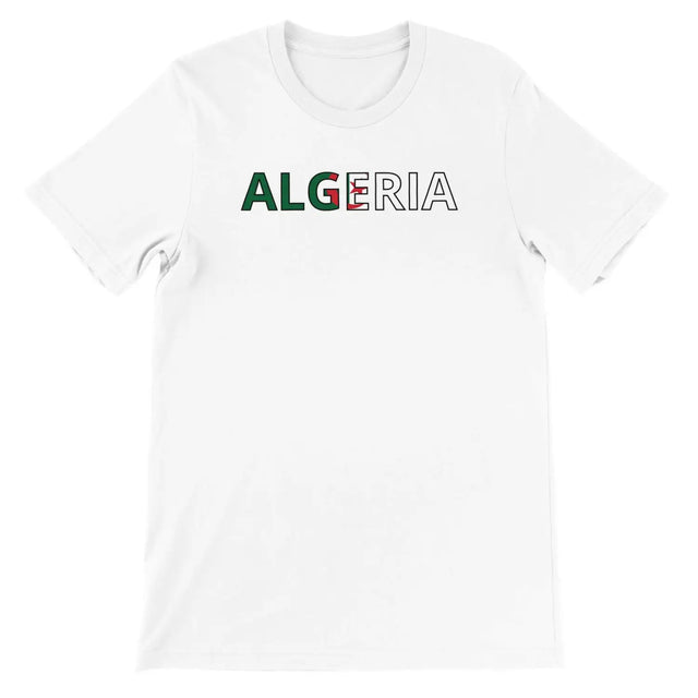 T-shirt drapeau algérie - pixelforma