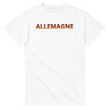 T-shirt drapeau allemagne en écriture - pixelforma