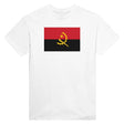 T-shirt drapeau angola brodé coton mélangé manches longues