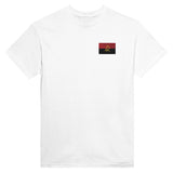 T-shirt drapeau angola broderie couleur coton épais