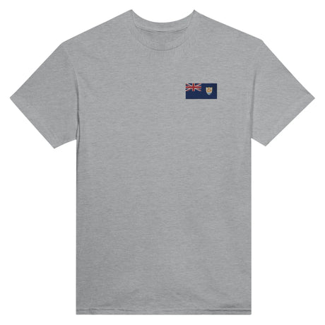 T-shirt drapeau anguilla broderie couleur coton épais
