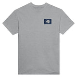 T-shirt drapeau antarctique broderie officel coton épais