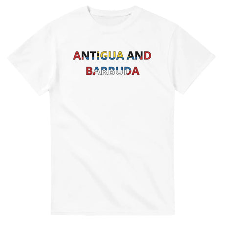 T-shirt drapeau antigua-et-barbuda - pixelforma