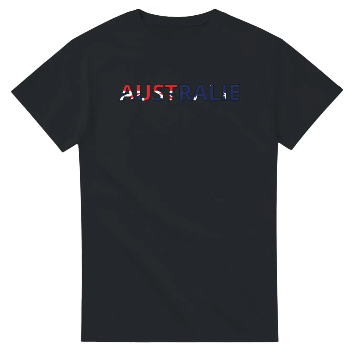 T-shirt drapeau australie en écriture - pixelforma