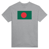 T-shirt drapeau bangladesh brodé coton mélangé élégant