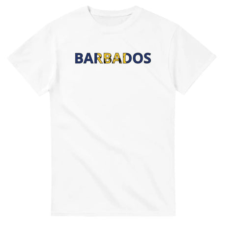 T-shirt drapeau barbade - pixelforma