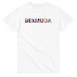 T-shirt drapeau bermudes - pixelforma