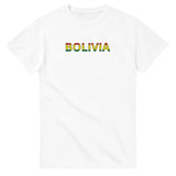 T-shirt drapeau bolivie - pixelforma