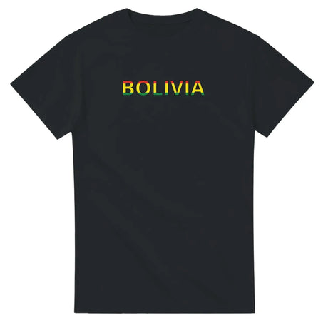 T-shirt drapeau bolivie - pixelforma