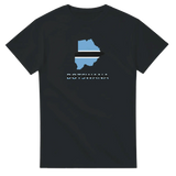 T-shirt drapeau botswana en carte - pixelforma