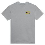T-shirt drapeau brunei broderie couleur coton mélangé