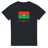 T-shirt drapeau burkina faso en texte - pixelforma