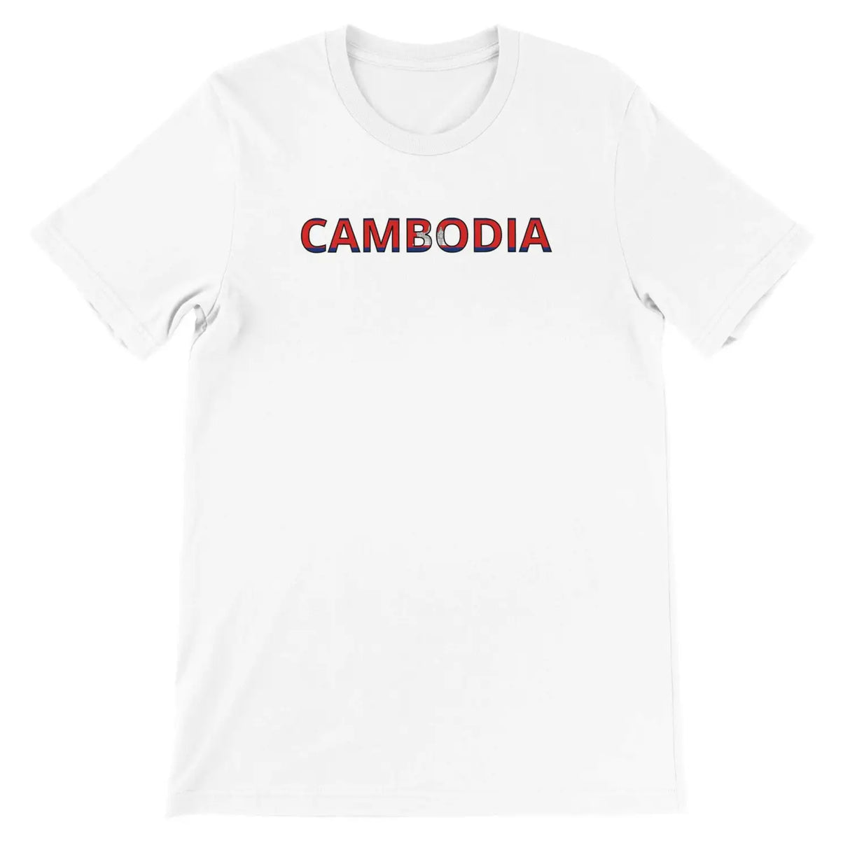 T-shirt drapeau cambodge - pixelforma