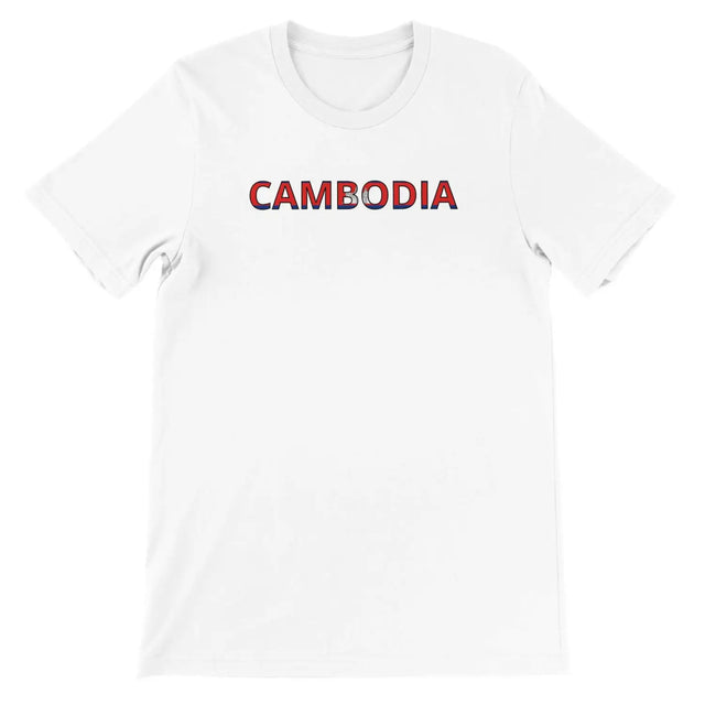 T-shirt drapeau cambodge - pixelforma