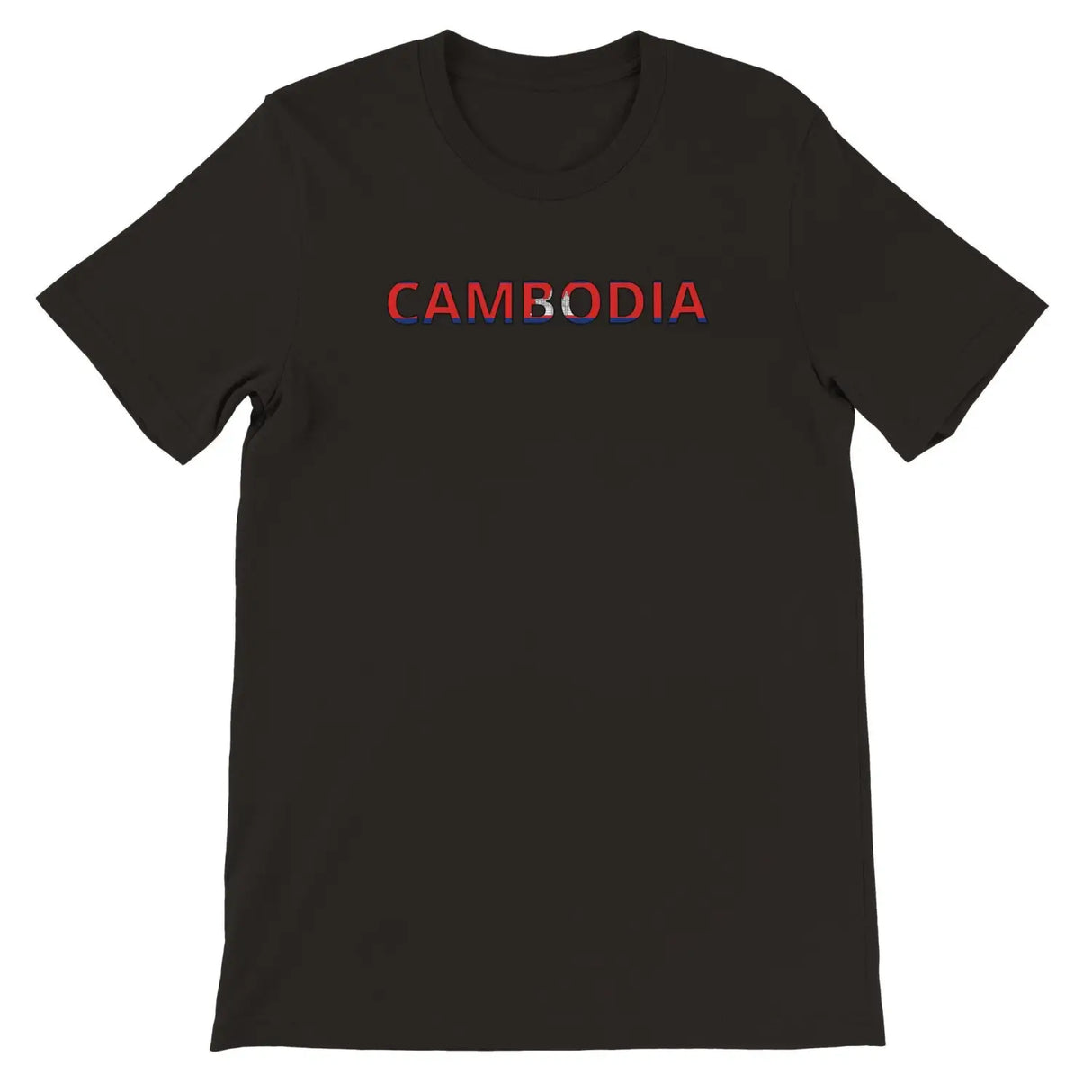 T-shirt drapeau cambodge - pixelforma