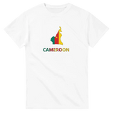 T-shirt drapeau cameroun carte - pixelforma