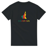 T-shirt drapeau cameroun en carte - pixelforma