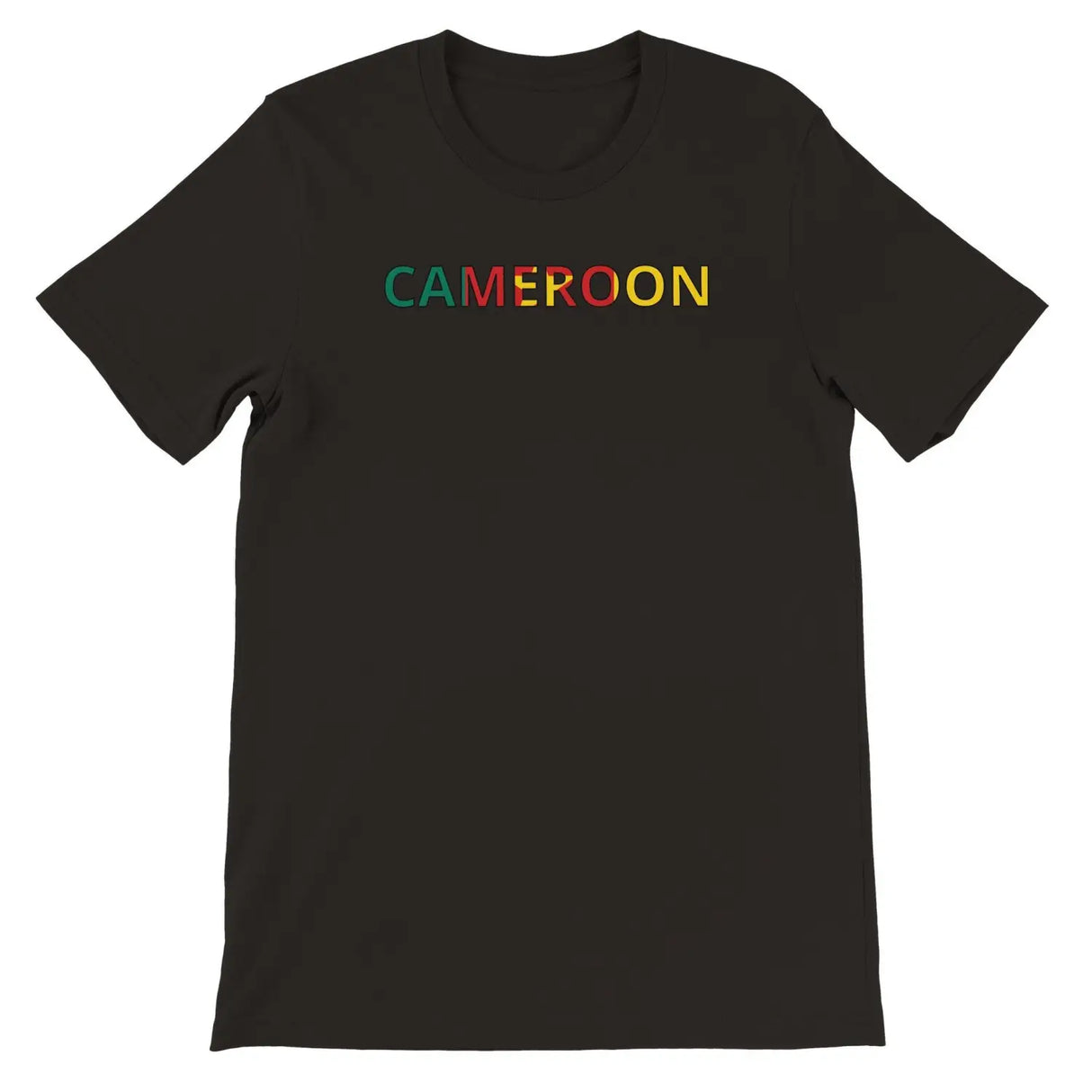 T-shirt drapeau cameroun - pixelforma