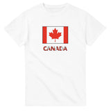 T-shirt drapeau canada en texte - pixelforma