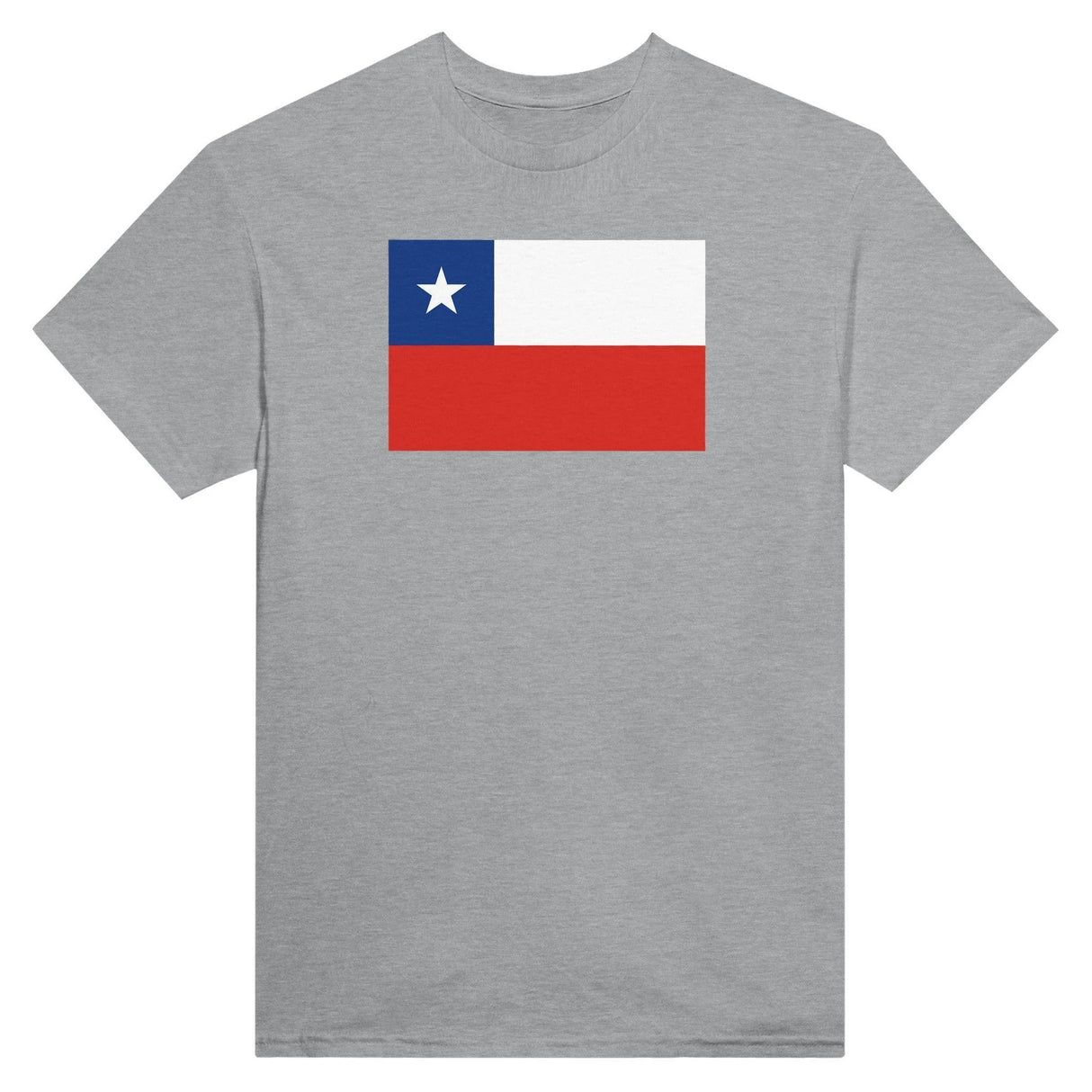 T-shirt drapeau chili brodé en coton mélangé manches longues