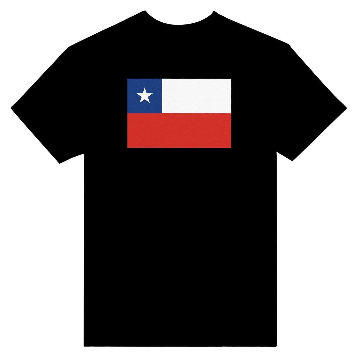 T-shirt drapeau chili brodé en coton mélangé manches longues