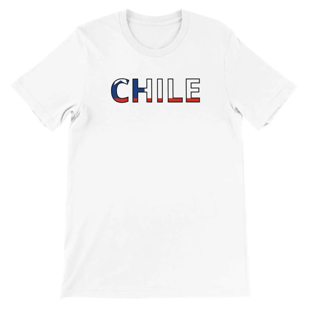 T-shirt drapeau chili - pixelforma