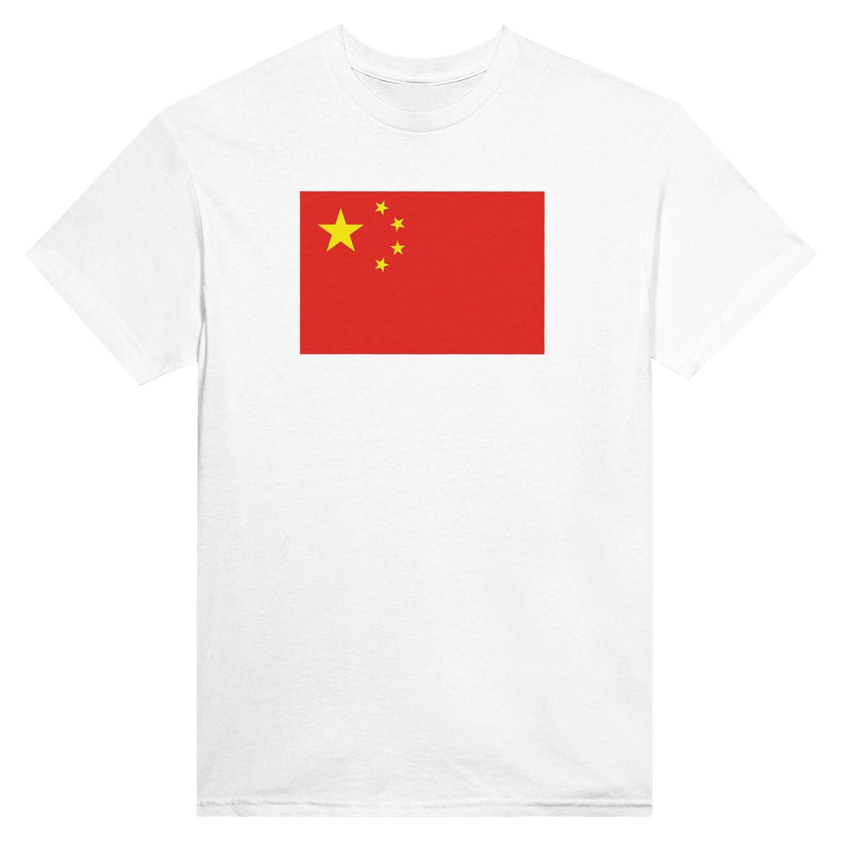 T-shirt drapeau chine coton épais brodé manches longues