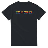 T-shirt drapeau comores en écriture - pixelforma