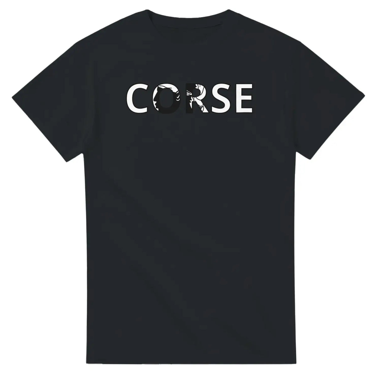 T-shirt drapeau corse en écriture - pixelforma