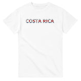 T-shirt drapeau costa rica en écriture - pixelforma