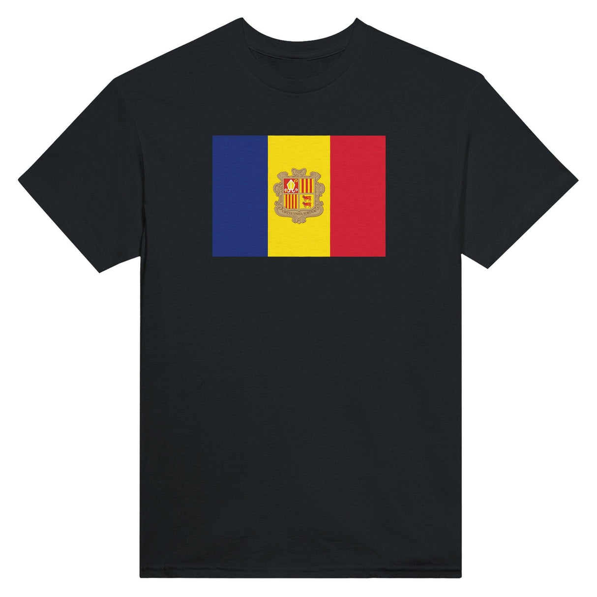 T-shirt Drapeau d'Andorre - Pixelforma